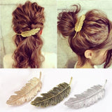 Silver feather hair claw nz