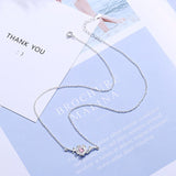 Silver flower necklace nz