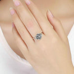 Silver flower ring nz
