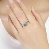 Silver flower ring nz
