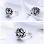 Silver flower ring nz