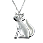 Silver fox necklace nz