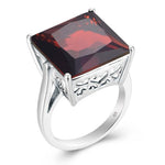 Silver garnet ring nz