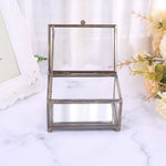 Silver glass jewellery box nz