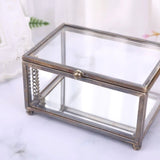 Silver glass jewellery box nz