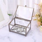 Silver glass jewellery box nz