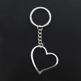 Silver heart keyring nz