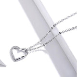 Silver heart necklace nz