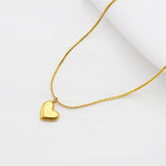 Silver heart pendant Golden nz