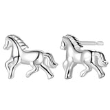 Silver horse earrings nz