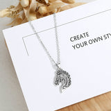 Silver horse necklace nz
