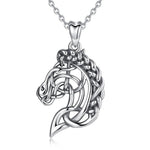 Silver horse necklace nz