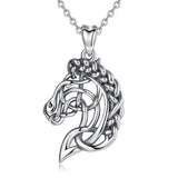 Silver horse necklace nz