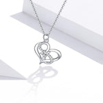 Silver infinity heart necklace nz