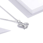 Silver infinity heart necklace nz