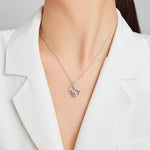 Silver infinity heart necklace nz
