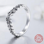 Silver laurel leaf ring nz