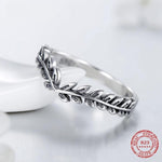 Silver laurel leaf ring nz