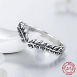 Silver laurel leaf ring nz