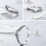 Silver laurel leaf ring nz