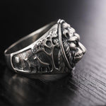 Silver lion ring nz