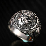 Silver lion ring nz