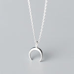 Silver moon necklace nz