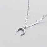Silver moon necklace nz