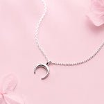Silver moon necklace nz