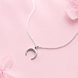 Silver moon necklace nz