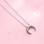 Silver moon romantic necklace nz