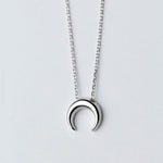 Silver moon romantic necklace nz