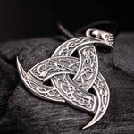 Silver Odin Horns Pendant nz