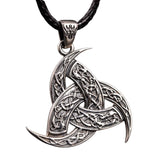 Silver Odin Horns Pendant nz