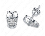 Silver owl earrings nz