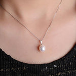 Silver pearl necklace nz