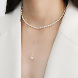Silver pearl pendant nz