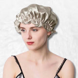 Silver satin sleep cap nz