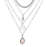 Silver shell necklace nz