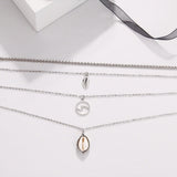 Silver shell necklace nz