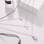 Silver shell necklace nz