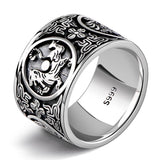 Silver tiger ring 57 mm nz