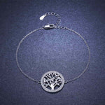 Silver tree of life bracelet nz
