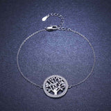 Silver tree of life bracelet nz