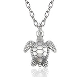 Silver turtle necklace nz