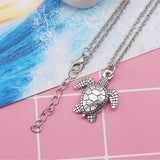 Silver turtle necklace nz