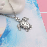 Silver turtle necklace nz