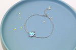 Silver unicorn bracelet / Metal nz