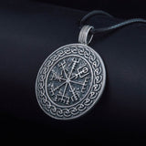 Silver Vegvisir Necklace nz
