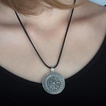 Silver Vegvisir Necklace nz